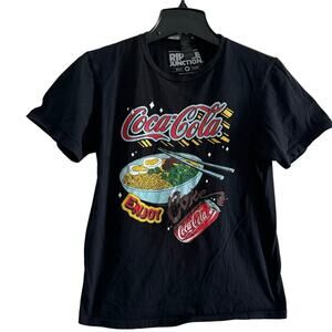 Ripple Junction Coca Cola & Ramen Tee Graphic Shirt. Women’s Small